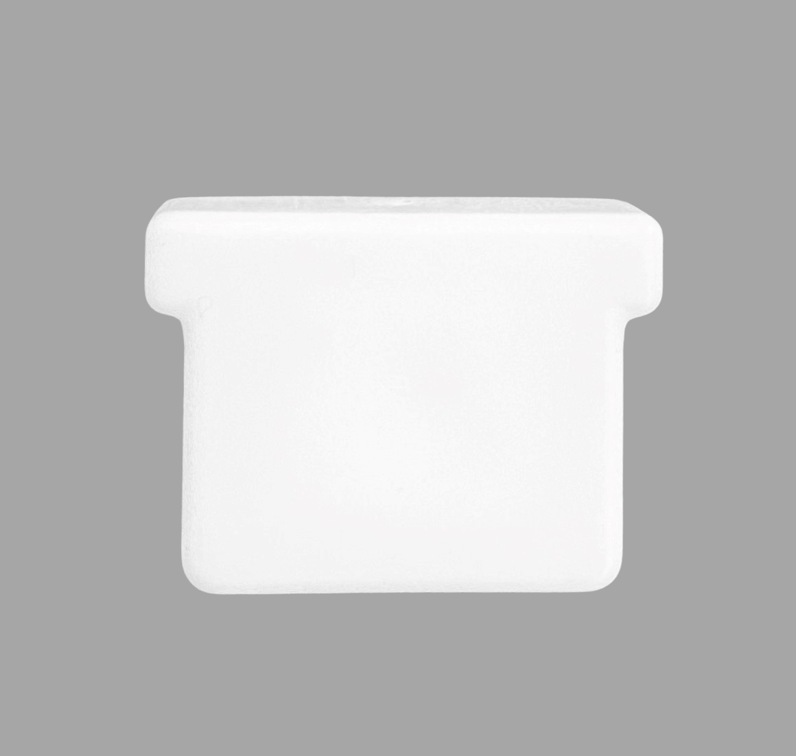 סופית למסילה U + F בצבע לבן